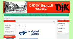 Desktop Screenshot of djk-eigenzell.de